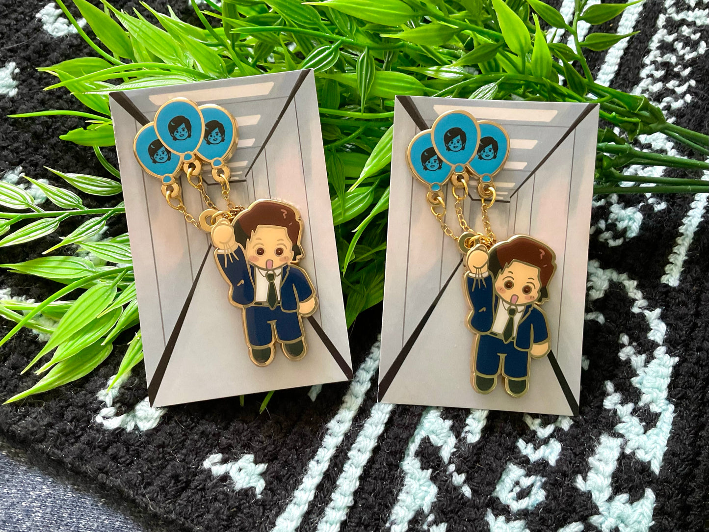 Mark S Enamel Pin