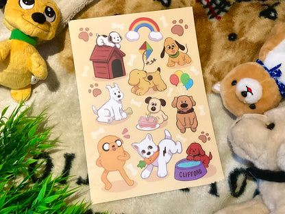 A4 Childhood Dog Print