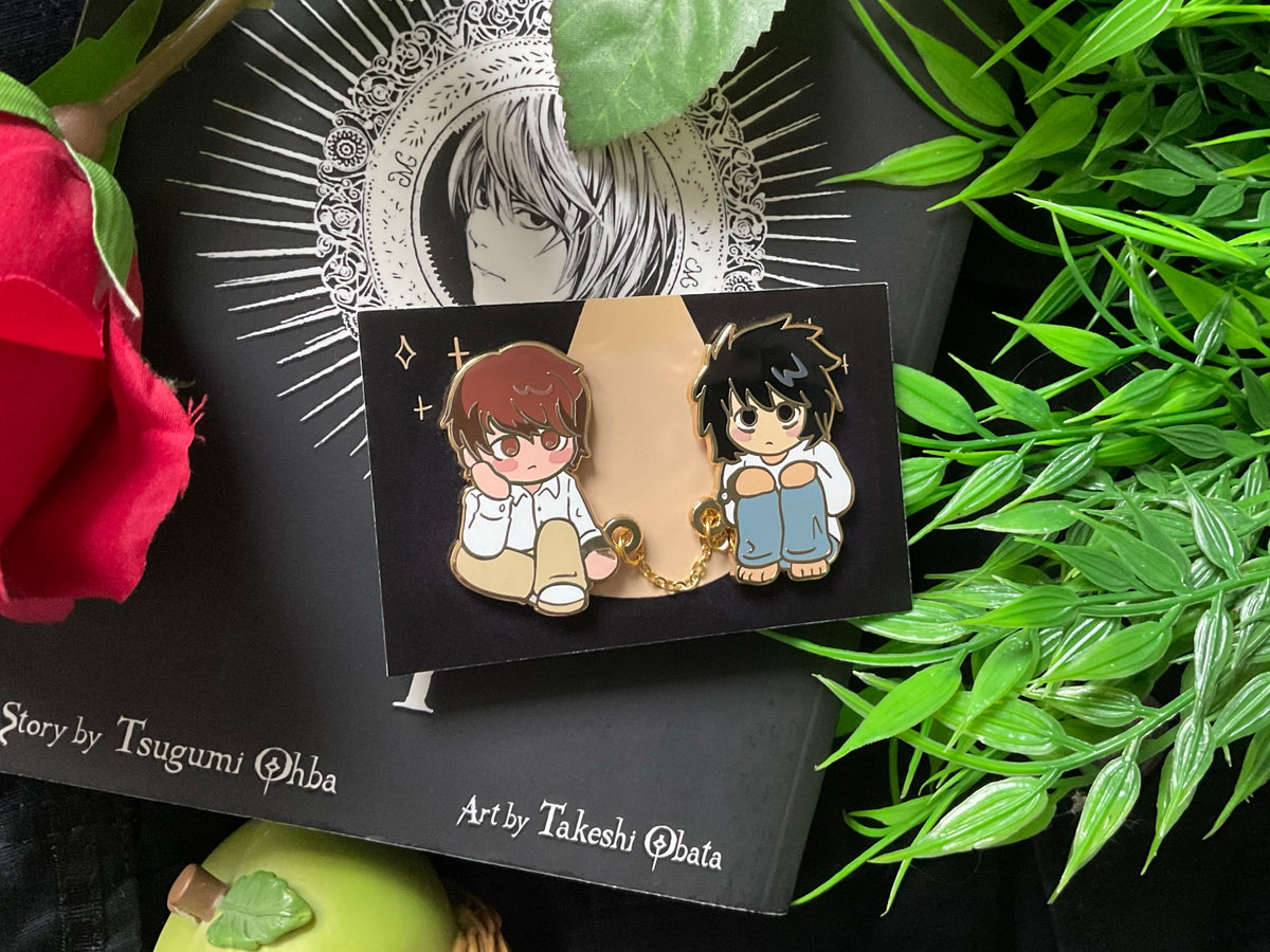 Pin Di Death Note Death Note Enamel Pin – leafbat