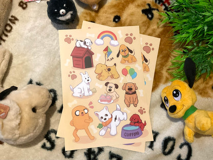 A4 Childhood Dog Print