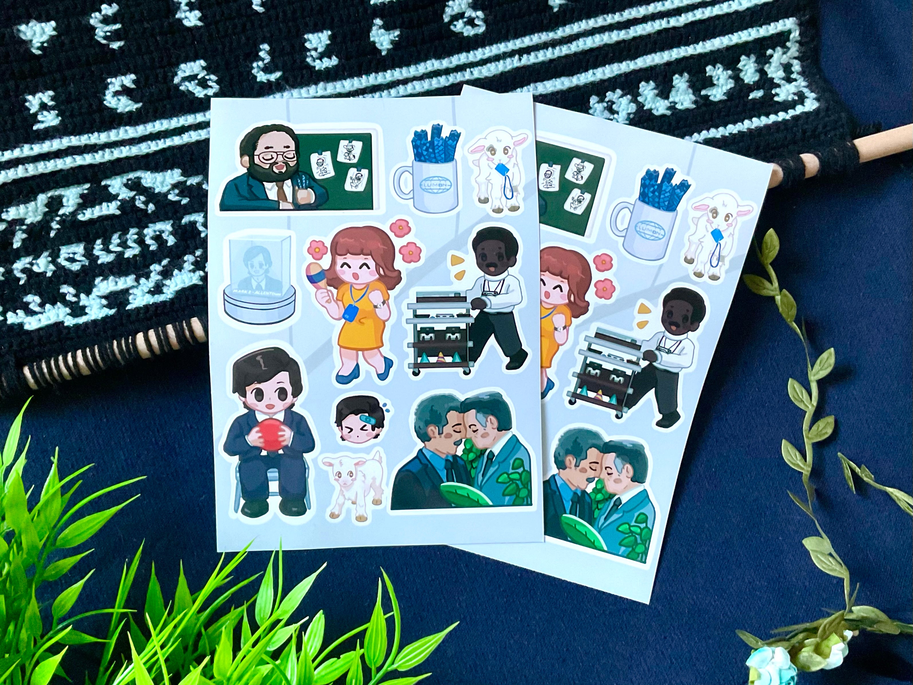Severance Sticker Sheet – leafbat
