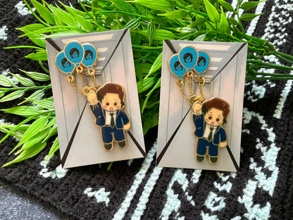 Mark S Enamel Pin